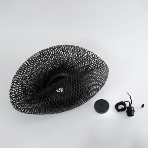 glo-02201-02201_11 GLOBOSTAR® MEXICO 02201 BOHO ΚΡΕΜΑΣΤΟ ΦΩΤΙΣΤΙΚΟ ΠΛΕΓΜΑ ΜΟΝΟΦΩΤΟ 1 X E27 IP20 ΜΑΥΡΟ ΞΥΛΟ - 