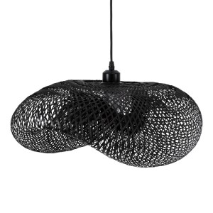 glo-02201-02201_7 GLOBOSTAR® MEXICO 02201 BOHO ΚΡΕΜΑΣΤΟ ΦΩΤΙΣΤΙΚΟ ΠΛΕΓΜΑ ΜΟΝΟΦΩΤΟ 1 X E27 IP20 ΜΑΥΡΟ ΞΥΛΟ - 