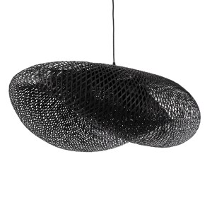 glo-02203-02203_2 GLOBOSTAR® MEXICO 02203 BOHO ΚΡΕΜΑΣΤΟ ΦΩΤΙΣΤΙΚΟ ΠΛΕΓΜΑ ΜΟΝΟΦΩΤΟ 1 X E27 IP20 ΜΑΥΡΟ ΞΥΛΟ - 