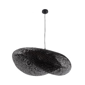 glo-02203-02203_4 GLOBOSTAR® MEXICO 02203 BOHO ΚΡΕΜΑΣΤΟ ΦΩΤΙΣΤΙΚΟ ΠΛΕΓΜΑ ΜΟΝΟΦΩΤΟ 1 X E27 IP20 ΜΑΥΡΟ ΞΥΛΟ - 