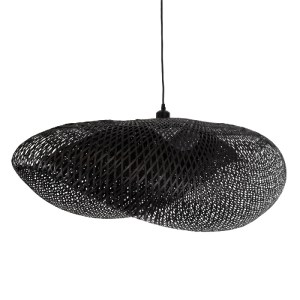 glo-02203-02203_5 GLOBOSTAR® MEXICO 02203 BOHO ΚΡΕΜΑΣΤΟ ΦΩΤΙΣΤΙΚΟ ΠΛΕΓΜΑ ΜΟΝΟΦΩΤΟ 1 X E27 IP20 ΜΑΥΡΟ ΞΥΛΟ - 