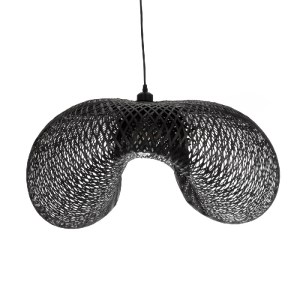 glo-02203-02203_9 GLOBOSTAR® MEXICO 02203 BOHO ΚΡΕΜΑΣΤΟ ΦΩΤΙΣΤΙΚΟ ΠΛΕΓΜΑ ΜΟΝΟΦΩΤΟ 1 X E27 IP20 ΜΑΥΡΟ ΞΥΛΟ - 