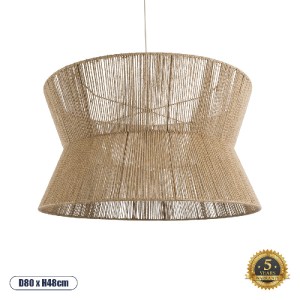 glo-02205-02205_0 GLOBOSTAR® BISBEE 02205 BOHO ΚΡΕΜΑΣΤΟ ΦΩΤΙΣΤΙΚΟ ΠΛΕΓΜΑ ΜΟΝΟΦΩΤΟ 1 X E27 IP20 ΜΠΕΖ ΣΧΟΙΝΙ -