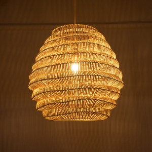 glo-02206-02206_3 GLOBOSTAR® OREGON 02206 BOHO ΚΡΕΜΑΣΤΟ ΦΩΤΙΣΤΙΚΟ ΠΛΕΓΜΑ ΜΟΝΟΦΩΤΟ 1 X E27 IP20 ΜΠΕΖ ΞΥΛΟ - Μ