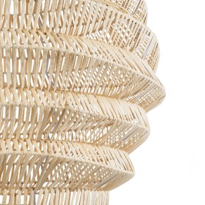 glo-02206-02206_8 GLOBOSTAR® OREGON 02206 BOHO ΚΡΕΜΑΣΤΟ ΦΩΤΙΣΤΙΚΟ ΠΛΕΓΜΑ ΜΟΝΟΦΩΤΟ 1 X E27 IP20 ΜΠΕΖ ΞΥΛΟ - Μ