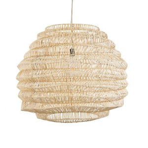 glo-02207-02207_5 GLOBOSTAR® OREGON 02207 BOHO ΚΡΕΜΑΣΤΟ ΦΩΤΙΣΤΙΚΟ ΠΛΕΓΜΑ ΜΟΝΟΦΩΤΟ 1 X E27 IP20 ΜΠΕΖ ΞΥΛΟ - Μ