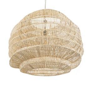 glo-02207-02207_6 GLOBOSTAR® OREGON 02207 BOHO ΚΡΕΜΑΣΤΟ ΦΩΤΙΣΤΙΚΟ ΠΛΕΓΜΑ ΜΟΝΟΦΩΤΟ 1 X E27 IP20 ΜΠΕΖ ΞΥΛΟ - Μ