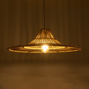 glo-02208-02208_3 GLOBOSTAR® PALERMO 02208 BOHO ΚΡΕΜΑΣΤΟ ΦΩΤΙΣΤΙΚΟ ΠΛΕΓΜΑ ΜΟΝΟΦΩΤΟ 1 X E27 IP20 ΜΠΕΖ ΞΥΛΟ - 
