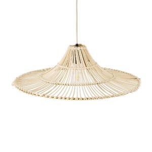 glo-02208-02208_7 GLOBOSTAR® PALERMO 02208 BOHO ΚΡΕΜΑΣΤΟ ΦΩΤΙΣΤΙΚΟ ΠΛΕΓΜΑ ΜΟΝΟΦΩΤΟ 1 X E27 IP20 ΜΠΕΖ ΞΥΛΟ - 