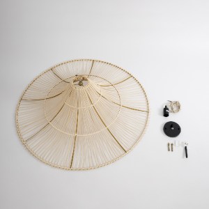 glo-02209-02209_10 GLOBOSTAR® PALERMO 02209 BOHO ΚΡΕΜΑΣΤΟ ΦΩΤΙΣΤΙΚΟ ΠΛΕΓΜΑ ΜΟΝΟΦΩΤΟ 1 X E27 IP20 ΜΠΕΖ ΞΥΛΟ - 
