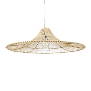 glo-02209-02209_2 GLOBOSTAR® PALERMO 02209 BOHO ΚΡΕΜΑΣΤΟ ΦΩΤΙΣΤΙΚΟ ΠΛΕΓΜΑ ΜΟΝΟΦΩΤΟ 1 X E27 IP20 ΜΠΕΖ ΞΥΛΟ - 