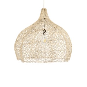 glo-02210-02210_2 GLOBOSTAR® ADEJE 02210 BOHO ΚΡΕΜΑΣΤΟ ΦΩΤΙΣΤΙΚΟ ΠΛΕΓΜΑ ΜΟΝΟΦΩΤΟ 1 X E27 IP20 ΜΠΕΖ ΞΥΛΟ - Μ6