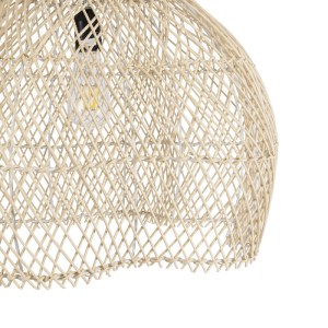 glo-02210-02210_8 GLOBOSTAR® ADEJE 02210 BOHO ΚΡΕΜΑΣΤΟ ΦΩΤΙΣΤΙΚΟ ΠΛΕΓΜΑ ΜΟΝΟΦΩΤΟ 1 X E27 IP20 ΜΠΕΖ ΞΥΛΟ - Μ6