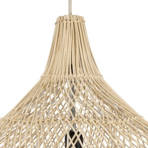 glo-02210-02210_9 GLOBOSTAR® ADEJE 02210 BOHO ΚΡΕΜΑΣΤΟ ΦΩΤΙΣΤΙΚΟ ΠΛΕΓΜΑ ΜΟΝΟΦΩΤΟ 1 X E27 IP20 ΜΠΕΖ ΞΥΛΟ - Μ6