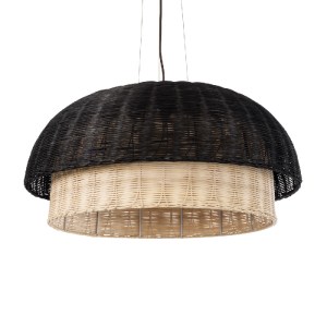 glo-02216-02216_2 GLOBOSTAR® CORSICA 02216 BOHO ΚΡΕΜΑΣΤΟ ΦΩΤΙΣΤΙΚΟ ΚΑΜΠΑΝΑ ΜΟΝΟΦΩΤΟ 1 X E27 IP20 ΜΑΥΡΟ & ΜΠΕ