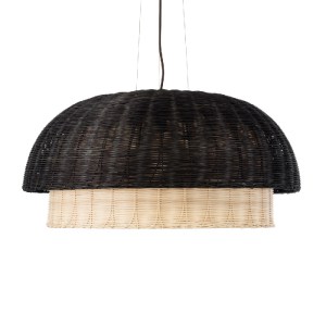 glo-02216-02216_5 GLOBOSTAR® CORSICA 02216 BOHO ΚΡΕΜΑΣΤΟ ΦΩΤΙΣΤΙΚΟ ΚΑΜΠΑΝΑ ΜΟΝΟΦΩΤΟ 1 X E27 IP20 ΜΑΥΡΟ & ΜΠΕ