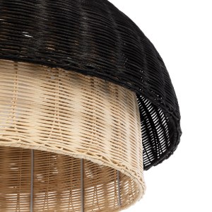glo-02216-02216_9 GLOBOSTAR® CORSICA 02216 BOHO ΚΡΕΜΑΣΤΟ ΦΩΤΙΣΤΙΚΟ ΚΑΜΠΑΝΑ ΜΟΝΟΦΩΤΟ 1 X E27 IP20 ΜΑΥΡΟ & ΜΠΕ