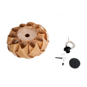 glo-02217-02217_10 GLOBOSTAR® SARDIGNA 02217 BOHO ΚΡΕΜΑΣΤΟ ΦΩΤΙΣΤΙΚΟ ΠΛΕΓΜΑ ΜΟΝΟΦΩΤΟ 1 X E27 IP20 ΚΑΦΕ ΞΥΛΟ -