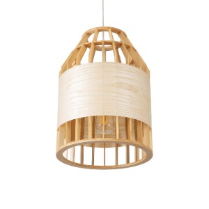 glo-02219-02219_6 GLOBOSTAR® GALIA 02219 BOHO ΚΡΕΜΑΣΤΟ ΦΩΤΙΣΤΙΚΟ ΠΛΕΓΜΑ ΜΟΝΟΦΩΤΟ 1 X E27 IP20 ΜΠΕΖ & ΚΑΦΕ ΞΥ