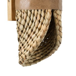 glo-02222-02222_7 GLOBOSTAR® GUAVA 02222 BOHO ΕΠΙΤΟΙΧΙΟ ΦΩΤΙΣΤΙΚΟ ΑΠΛΙΚΑ ΔΙΦΩΤΟ 2 X G9 IP20 ΜΠΕΖ ΞΥΛΟ ΜΕ ΜΠΕ
