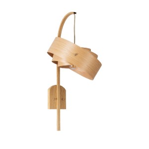 glo-02223-02223_2 GLOBOSTAR® KALAMA 02223 BOHO ΕΠΙΤΟΙΧΙΟ ΦΩΤΙΣΤΙΚΟ ΑΠΛΙΚΑ ΜΟΝΟΦΩΤΟ 1 X E27 IP20 ΜΠΕΖ ΞΥΛΟ - 