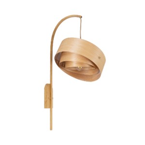 glo-02223-02223_4 GLOBOSTAR® KALAMA 02223 BOHO ΕΠΙΤΟΙΧΙΟ ΦΩΤΙΣΤΙΚΟ ΑΠΛΙΚΑ ΜΟΝΟΦΩΤΟ 1 X E27 IP20 ΜΠΕΖ ΞΥΛΟ - 
