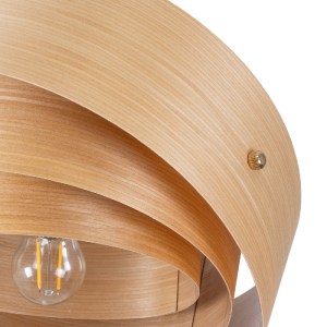 glo-02223-02223_8 GLOBOSTAR® KALAMA 02223 BOHO ΕΠΙΤΟΙΧΙΟ ΦΩΤΙΣΤΙΚΟ ΑΠΛΙΚΑ ΜΟΝΟΦΩΤΟ 1 X E27 IP20 ΜΠΕΖ ΞΥΛΟ - 