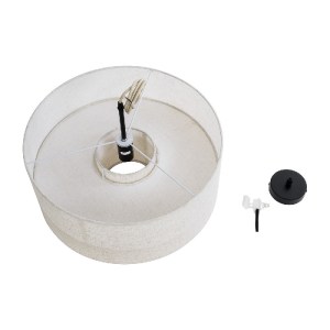 glo-02226-02226_10 GLOBOSTAR® MARIGOLD 02226 BOHO ΚΡΕΜΑΣΤΟ ΦΩΤΙΣΤΙΚΟ ΚΑΠΕΛΟ ΜΟΝΟΦΩΤΟ 1 X E27 IP20 ΛΕΥΚΟ ΥΦΑΣΜ
