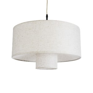 glo-02226-02226_2 GLOBOSTAR® MARIGOLD 02226 BOHO ΚΡΕΜΑΣΤΟ ΦΩΤΙΣΤΙΚΟ ΚΑΠΕΛΟ ΜΟΝΟΦΩΤΟ 1 X E27 IP20 ΛΕΥΚΟ ΥΦΑΣΜ