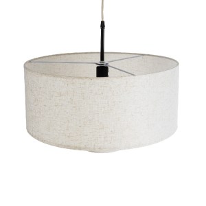 glo-02226-02226_7 GLOBOSTAR® MARIGOLD 02226 BOHO ΚΡΕΜΑΣΤΟ ΦΩΤΙΣΤΙΚΟ ΚΑΠΕΛΟ ΜΟΝΟΦΩΤΟ 1 X E27 IP20 ΛΕΥΚΟ ΥΦΑΣΜ