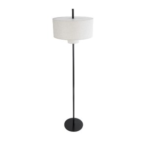 glo-02228-02228_5 GLOBOSTAR® MARIGOLD 02228 ΜΟΝΤΕΡΝΟ ΕΠΙΔΑΠΕΔΙΟ ΦΩΤΙΣΤΙΚΟ ΤΡΙΦΩΤΟ 3 X E27 IP20 ΜΑΥΡΟ ΑΛΟΥΜΙΝ