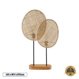 glo-02231-02231_0 GLOBOSTAR® AZUL 02231 BOHO ΕΠΙΤΡΑΠΕΖΙΟ ΦΩΤΙΣΤΙΚΟ ΔΙΦΩΤΟ 2 X E27 AC220-240V IP20 - Μ45 X Π1
