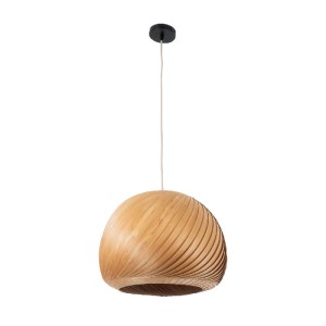 glo-02243-02243_4 GLOBOSTAR® KAILANI 02243 BOHO ΚΡΕΜΑΣΤΟ ΦΩΤΙΣΤΙΚΟ ΚΑΜΠΑΝΑ ΜΟΝΟΦΩΤΟ 1 X E27 IP20 ΚΑΦΕ ΞΥΛΟ -