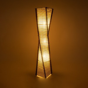 glo-02273-02273_3 GLOBOSTAR® PALMA 02273 BOHO ΕΠΙΔΑΠΕΔΙΟ ΦΩΤΙΣΤΙΚΟ ΔΙΦΩΤΟ 2 X E27 IP20 ΚΑΦΕ ΞΥΛΟ ΜΕ ΜΠΕΖ ΥΦΑ