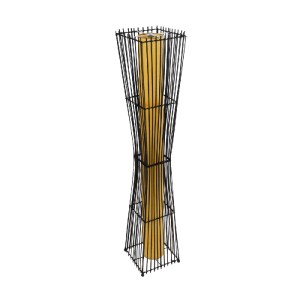 glo-02274-02274_4 GLOBOSTAR® PALMA 02274 BOHO ΕΠΙΔΑΠΕΔΙΟ ΦΩΤΙΣΤΙΚΟ ΔΙΦΩΤΟ 2 X E27 IP20 ΜΑΥΡΟ ΞΥΛΟ ΜΕ ΜΠΕΖ ΥΦ