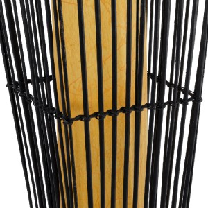 glo-02274-02274_6 GLOBOSTAR® PALMA 02274 BOHO ΕΠΙΔΑΠΕΔΙΟ ΦΩΤΙΣΤΙΚΟ ΔΙΦΩΤΟ 2 X E27 IP20 ΜΑΥΡΟ ΞΥΛΟ ΜΕ ΜΠΕΖ ΥΦ