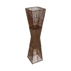 glo-02275-02275_4 GLOBOSTAR® PALMA 02275 BOHO ΕΠΙΔΑΠΕΔΙΟ ΦΩΤΙΣΤΙΚΟ ΔΙΦΩΤΟ 2 X E27 IP20 ΚΑΦΕ ΞΥΛΟ - Μ30 X Π30