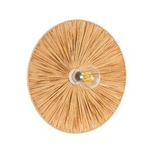 glo-02277-02277_0 GLOBOSTAR® COLOMBO 02277 BOHO ΕΠΙΤΟΙΧΙΟ ΦΩΤΙΣΤΙΚΟ ΑΠΛΙΚΑ ΜΟΝΟΦΩΤΟ 1 X E27 IP20 ΜΠΕΖ ΡΑΦΙΑ 