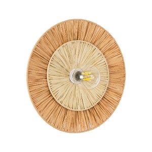 glo-02278-02278_0 GLOBOSTAR® COLOMBO 02278 BOHO ΕΠΙΤΟΙΧΙΟ ΦΩΤΙΣΤΙΚΟ ΑΠΛΙΚΑ ΜΟΝΟΦΩΤΟ 1 X E27 IP20 ΜΠΕΖ ΡΑΦΙΑ 