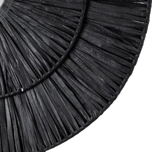 glo-02280-02280_5 GLOBOSTAR® COLOMBO 02280 BOHO ΕΠΙΤΟΙΧΙΟ ΦΩΤΙΣΤΙΚΟ ΑΠΛΙΚΑ ΜΟΝΟΦΩΤΟ 1 X E27 IP20 ΜΑΥΡΗ ΡΑΦΙΑ