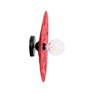 glo-02282-02282_4 GLOBOSTAR® COLOMBO 02282 BOHO ΕΠΙΤΟΙΧΙΟ ΦΩΤΙΣΤΙΚΟ ΑΠΛΙΚΑ ΜΟΝΟΦΩΤΟ 1 X E27 IP20 ΚΟΚΚΙΝΗ ΡΑΦ