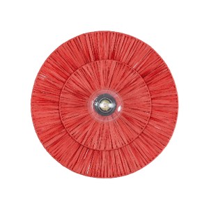 glo-02282-02282_5 GLOBOSTAR® COLOMBO 02282 BOHO ΕΠΙΤΟΙΧΙΟ ΦΩΤΙΣΤΙΚΟ ΑΠΛΙΚΑ ΜΟΝΟΦΩΤΟ 1 X E27 IP20 ΚΟΚΚΙΝΗ ΡΑΦ