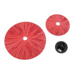 glo-02282-02282_7 GLOBOSTAR® COLOMBO 02282 BOHO ΕΠΙΤΟΙΧΙΟ ΦΩΤΙΣΤΙΚΟ ΑΠΛΙΚΑ ΜΟΝΟΦΩΤΟ 1 X E27 IP20 ΚΟΚΚΙΝΗ ΡΑΦ