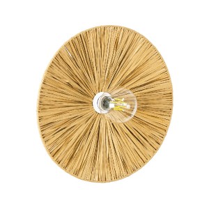 glo-02283-02283_0 GLOBOSTAR® COLOMBO 02283 BOHO ΕΠΙΤΟΙΧΙΟ ΦΩΤΙΣΤΙΚΟ ΑΠΛΙΚΑ ΜΟΝΟΦΩΤΟ 1 X E27 IP20 ΜΠΕΖ ΡΑΦΙΑ 