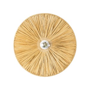 glo-02283-02283_4 GLOBOSTAR® COLOMBO 02283 BOHO ΕΠΙΤΟΙΧΙΟ ΦΩΤΙΣΤΙΚΟ ΑΠΛΙΚΑ ΜΟΝΟΦΩΤΟ 1 X E27 IP20 ΜΠΕΖ ΡΑΦΙΑ 