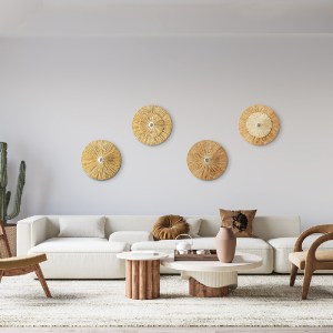 glo-02283-post_296 GLOBOSTAR® COLOMBO 02283 BOHO ΕΠΙΤΟΙΧΙΟ ΦΩΤΙΣΤΙΚΟ ΑΠΛΙΚΑ ΜΟΝΟΦΩΤΟ 1 X E27 IP20 ΜΠΕΖ ΡΑΦΙΑ 