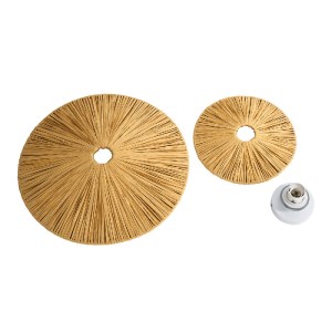 glo-02284-02284_6 GLOBOSTAR® COLOMBO 02284 BOHO ΕΠΙΤΟΙΧΙΟ ΦΩΤΙΣΤΙΚΟ ΑΠΛΙΚΑ ΜΟΝΟΦΩΤΟ 1 X E27 IP20 ΜΠΕΖ ΡΑΦΙΑ 