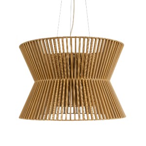 glo-02288-02288_5 GLOBOSTAR® BIMINI 02288 BOHO ΚΡΕΜΑΣΤΟ ΦΩΤΙΣΤΙΚΟ ΠΛΕΓΜΑ ΜΟΝΟΦΩΤΟ 1 X E27 IP20 ΚΑΦΕ ΞΥΛΟ - Μ