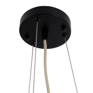 glo-02288-02288_9 GLOBOSTAR® BIMINI 02288 BOHO ΚΡΕΜΑΣΤΟ ΦΩΤΙΣΤΙΚΟ ΠΛΕΓΜΑ ΜΟΝΟΦΩΤΟ 1 X E27 IP20 ΚΑΦΕ ΞΥΛΟ - Μ