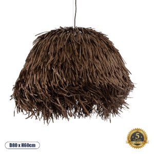 glo-02294-02294_00 GLOBOSTAR® GUADELOUPE 02294 BOHO ΚΡΕΜΑΣΤΟ ΦΩΤΙΣΤΙΚΟ ΠΛΕΓΜΑ ΜΟΝΟΦΩΤΟ 1 X E27 IP20 ΚΑΦΕ ΡΑΦΙ